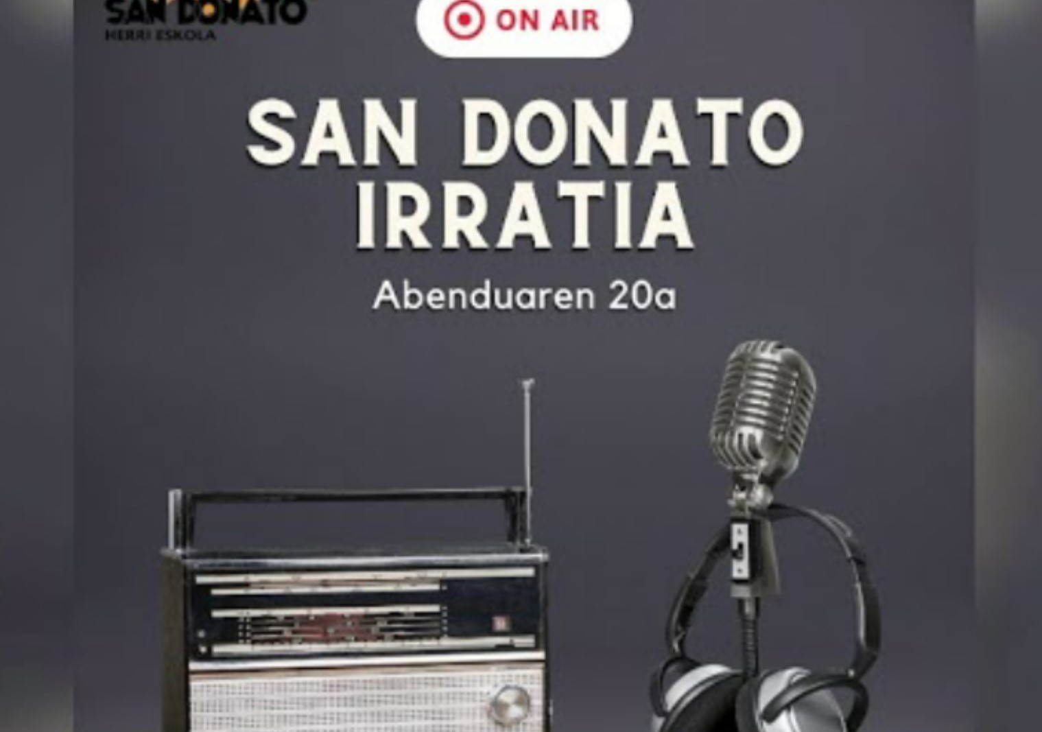 La escuela rural San Donato de Etxarri-Aranatz pone en marcha el programa de radio 
